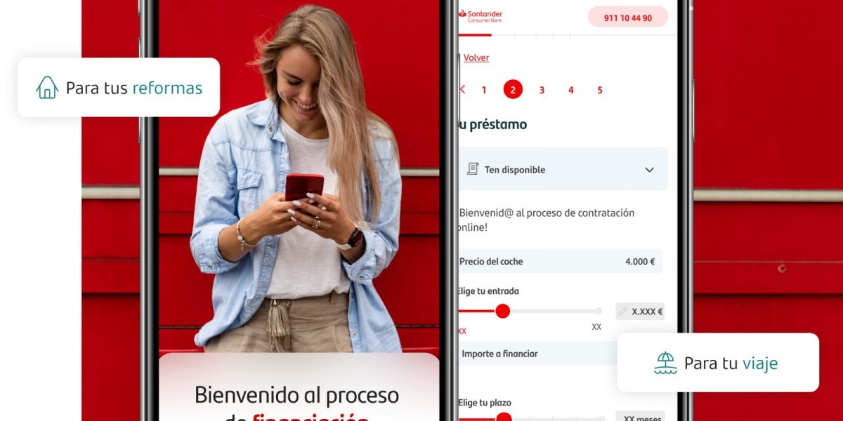 Préstamo Consumo Sostenible Santander, financiación con bonificación para reformas y vehículos limpios